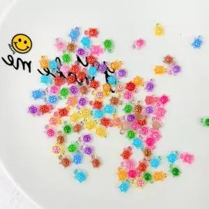 지퍼백 키링 DIY 행운의 초미니 거북이 파츠 100개입 gr5683C 액세서리부자재 키홀더