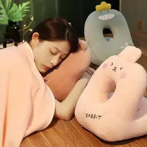 폭신폭신 동물 등쿠션 낮잠쿠션 귀여운 팔쿠션 캐릭터