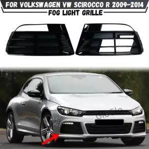 자동차 앞 범퍼 안개등 하부 그릴 커버 바겐 Scirocco R 2009 2010 2011 2012 2013 2014 액세서리