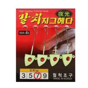 월척 내만 풀치 갈치 칼치 역지그 지그 헤드 루어 낚시 바늘 채비 ...