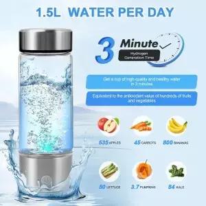420ml 수소 발생기 워터 컵 필터 이온화 장치 제조기 USB 풍부한 물 휴대용 슈퍼 제 ORP 병