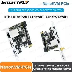 Sipeed NanoKVM-PCIe IP-KVM 리모컨 운영 유지 보수 서버 리눅스 개발 보드 SG2002 RISC-V ETH POE