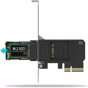 PCIe 확장 슬롯용 ICY DOK 탈착식 M.2 NVMe SSD에서 4.0 x 4 모바일 랙 어댑터 카드 ExpressSlot Core