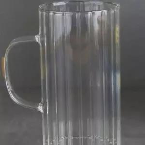 우유백 마카 홈카페 내열유리컵 강화 2P 예쁜 커피잔 머그컵 430ml