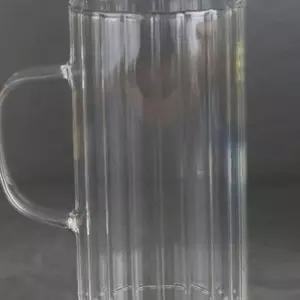 우유백 2P 커피잔 머그컵 마카 강화 홈카페 내열유리컵 예쁜 300ml