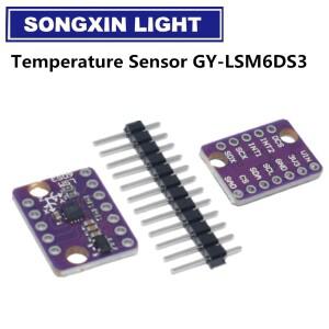 GY-LSM6DS3 가속도계 자이로 내장형 디지털 온도 센서 보드 SPI IIC I2C 인터페이스 브레이크아웃 모듈
