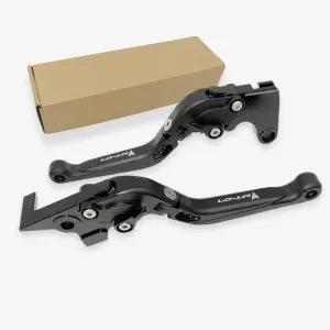 야마하 MT-07 FZ-07 07 2014-2023 오토바이 CNC 조절식 접이식 확장식 브레이크 클러치 레버 핸들 블랙