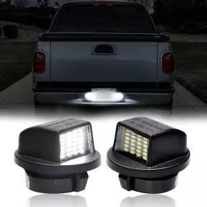 HTZCMoto LED 번호판 조명 태그 F150 F250 F350 슈퍼 듀티 레인저 익스플로러 브롱코 익스커션 익스페디션