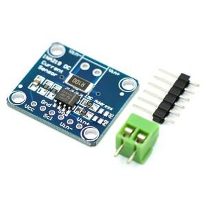 MCU-219 INA219 I2C IIC 제로 드리프트 양방향 전류 전력 모니터링 센서 모듈 브레이크아웃