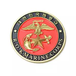엠블럼 해병대 철제 차량 부착용 스티커
