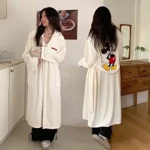 여성 부드러운 소프트 샤워가운 커버업 호캉스 로브 목욕가운 -WHV0012- 봄 가을