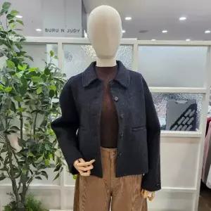 부루앤쥬디 sh06 딥버튼숏HM 블랙  BBQLHM001C