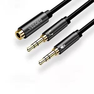 넥스원 VEGGIEG 오디오 케이블 2in1 분배기스테레오 AUX 스테레오선 스피커 AUX옥스 음향