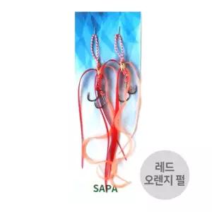 타이라바스커트 레드오렌지펄낚시 유동식바라 악세사리 취미생활 용품 컬러스 교체용스 바라스 선상 바다