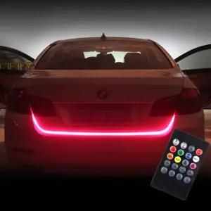 튜닝용품 트렁크LED RGB 스마일등 자동차 풋등 무드등