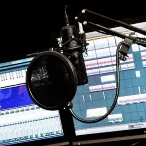 노이즈차단 커버 녹음용 마이크 스탠드 거치대 필터잡음제거 ASMR 팝필터 방송용 스크린 쉴드 솜 필터