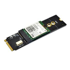 M.2 Wifi 어댑터 M 키-A+E 키 슬롯 Bluetooth 네트워크 카드 NGFF NVMe PCI express SSD 포트-E