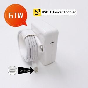 충전기 20.3V 3A 61W Type-C USB-C 애플 맥북 프로 12''13'' 2016-2019 터치 바 A1706 A1989 A2159 A2251 A