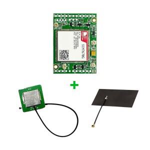 SIMcom 4G LTE CAT1 모듈 GNSS 지원 개발 보드 브레이크아웃 키트 안테나 포함 SIM7670E
