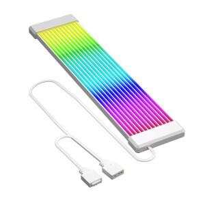 유연한 RGB LED 라이트 스트립 바 보드 커버, 컴퓨터 전원 공급 장치, ATX 24PIN GPU 비디오 카드 케이블