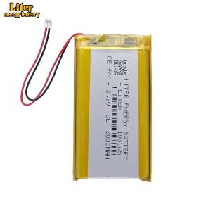 JST 1.25mm 플러그 103665 오픈 소스 콘솔 Miyoo Mini Plus 게임기 배터리 용 리튬 폴리머 3.7V 3000mAh