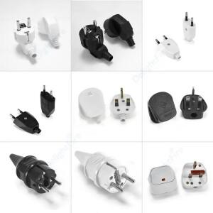 EU/UK/US/AU 플러그 어댑터 16A 남성 교체 콘센트 Rewireable Schuko Electeical 소켓 전원 연장 케이블 용
