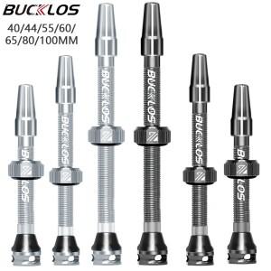 BUCKLOS   로드 바이크 밸브, 자전거 튜브리스 그래블 프레스타 40mm, 55mm, 100mm