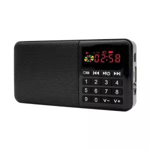 소형 라디오 스피커 USB SD카드 MP3 주방 캠핑 트로트효도 미니 SD MP3플레이어 AM 충전식 초미니 FM 고감