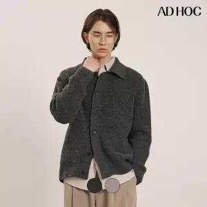 [애드호크]남성 버튼 칼라넥 루즈핏 카디건 HB9GD02_DJ