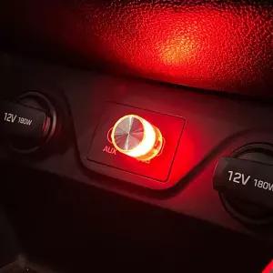 자동차 차량용 LED 미니 USB 무드등 풋등 레드등 램프 실내등 LED등