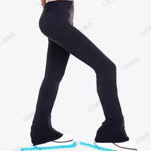 여아 스키복 하의 피겨스케이팅 훈련복 겨울 방수 플리스 안감 기모 보온 스케이트 연습용
