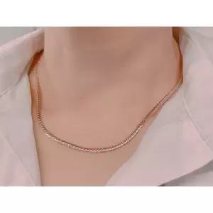 [로이드](센텀시티점)14K  볼륨 커브 스네이크 체인 레이어링 뱀줄 목걸이 LNC22011G