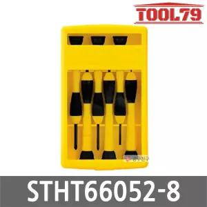 스탠리 STHT66052-8 그립 정밀 드라이버 세트 6PCS 일자 십자 시계드라이버 회전식 헤드