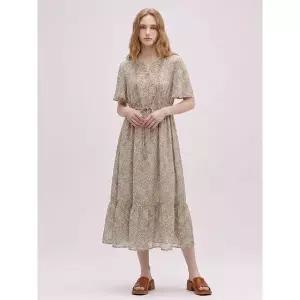 ？백화점정품？ 써스데이아일랜드 빅사이즈 원피스 플라워 패턴 쉬폰 T244MOP262W _P420144607 고급 휴양지