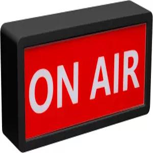 충전식 디밍 가능 ON AIR 표지판 조명 진행 중 녹음 및 라이트 박스 유튜브 재생 버튼 장식