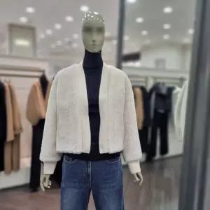[시슬리]가디건형 인조 무스탕 (SALEC3461 아이보리)_DJ