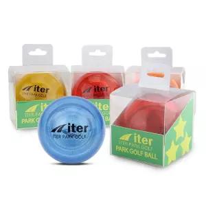 이터 iter S3 3피스 3중 구조 파크 골프공/골프볼/형광/필드/골프/칼라볼/연습공/칼라/고급/칼라공/컬러볼