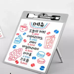 온담공간 이젤 화이트보드판 A4세우는화이트보드