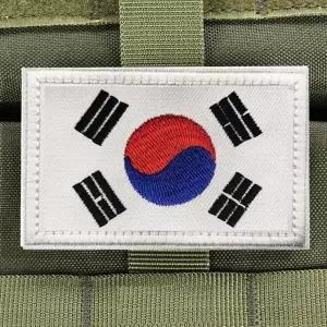 태극기 와펜 패치 DIY 태극마크 의류 가방 모자 장식 수선 부착