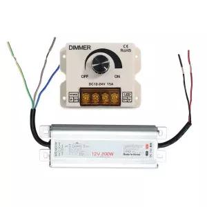 [대경엘이디]SMPS 12V 프리조광기 디머 디밍 200W