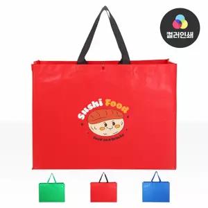 슈퍼 특대형타포린가방 컬러타포린백 장바구니 마트가방 시장가방 대형가
