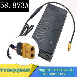 리튬 이온 배터리용 충전기  전기 자전거 XT60 커넥터  58.8V 3A  14S  48V