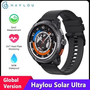 오리지널 Haylou Solar Ultra GPS 스마트워치 1.6인치 AMOLED 화면 건강 모니터링 블루투스 전화 통화 5ATM