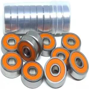 BUCNYKKHV 10개입 S695 2RS 낚시 릴 샤프트 베어링 5x13x4mm 스테인리스 스틸 하이브리드 세라믹 S695C