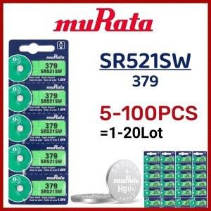 5-100PCS  MURATA SR521 SW sr521sw 배터리 SR AG0 379A 179 SR63 1.5V