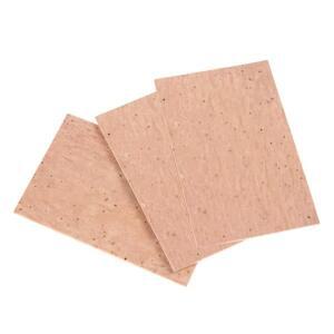 교체 코르크 클라리넷 수리 조인트 플레이트 범용 색소폰 60X40X2mm 3개