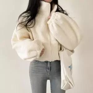 JS 숏루즈핏양털집업 후리스 플리스 점퍼 집업 뽀글이