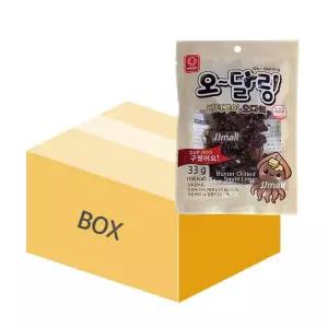 오달링 버터구이 오다리 1박스 20봉 33g 쥐포 어포 건어물 캠핑 여행 학교 소풍 초등학교 학원 교회 유치원