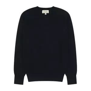 [벨리프]Essential Merino Wool Fine V-Neck Knit (Navy)