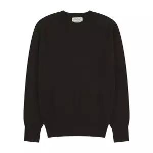 [벨리프]Essential Merino Wool Fine Crewneck Knit (Brown)
